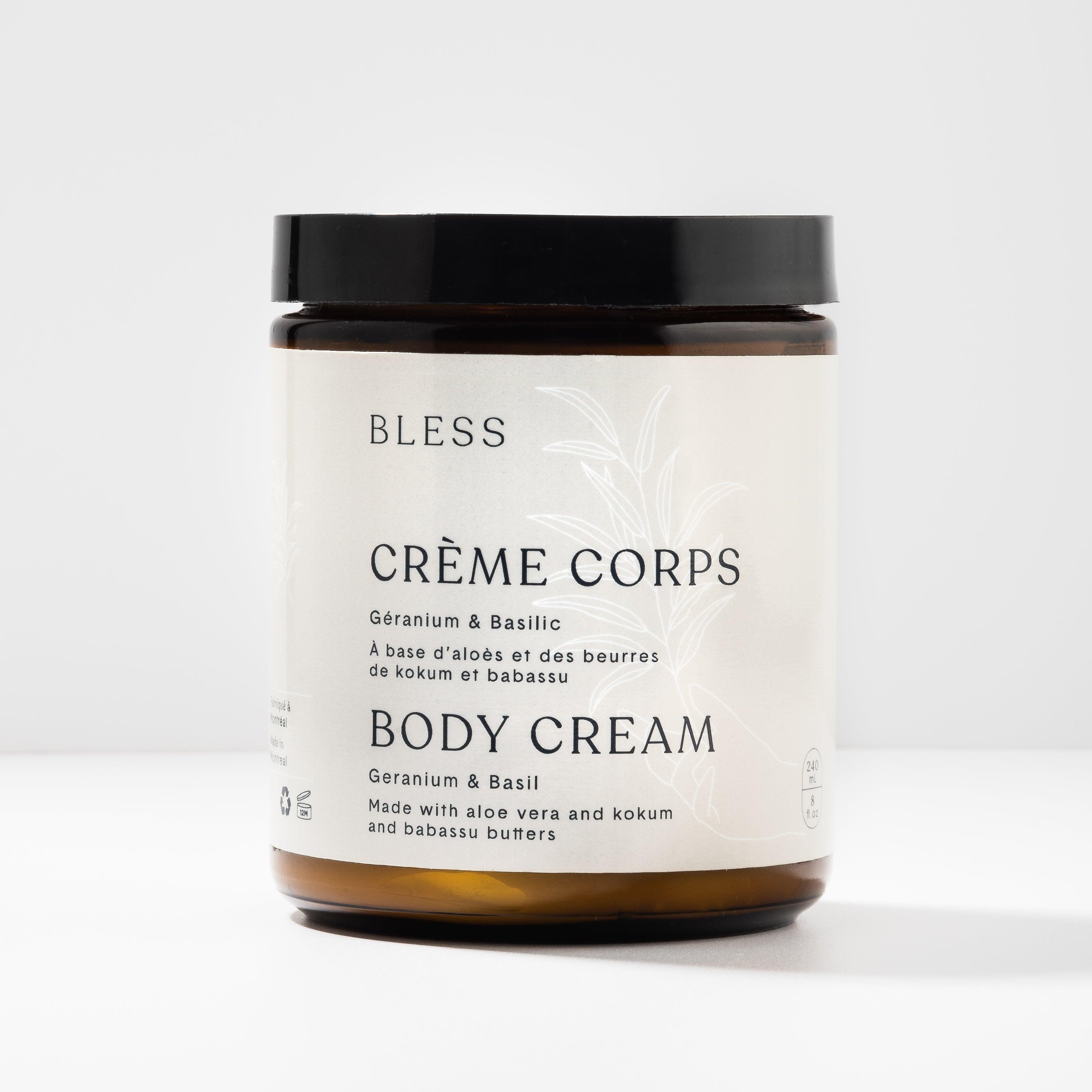 Crème corps Géranium & Basilic