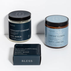 Ensemble soins du corps herbacé